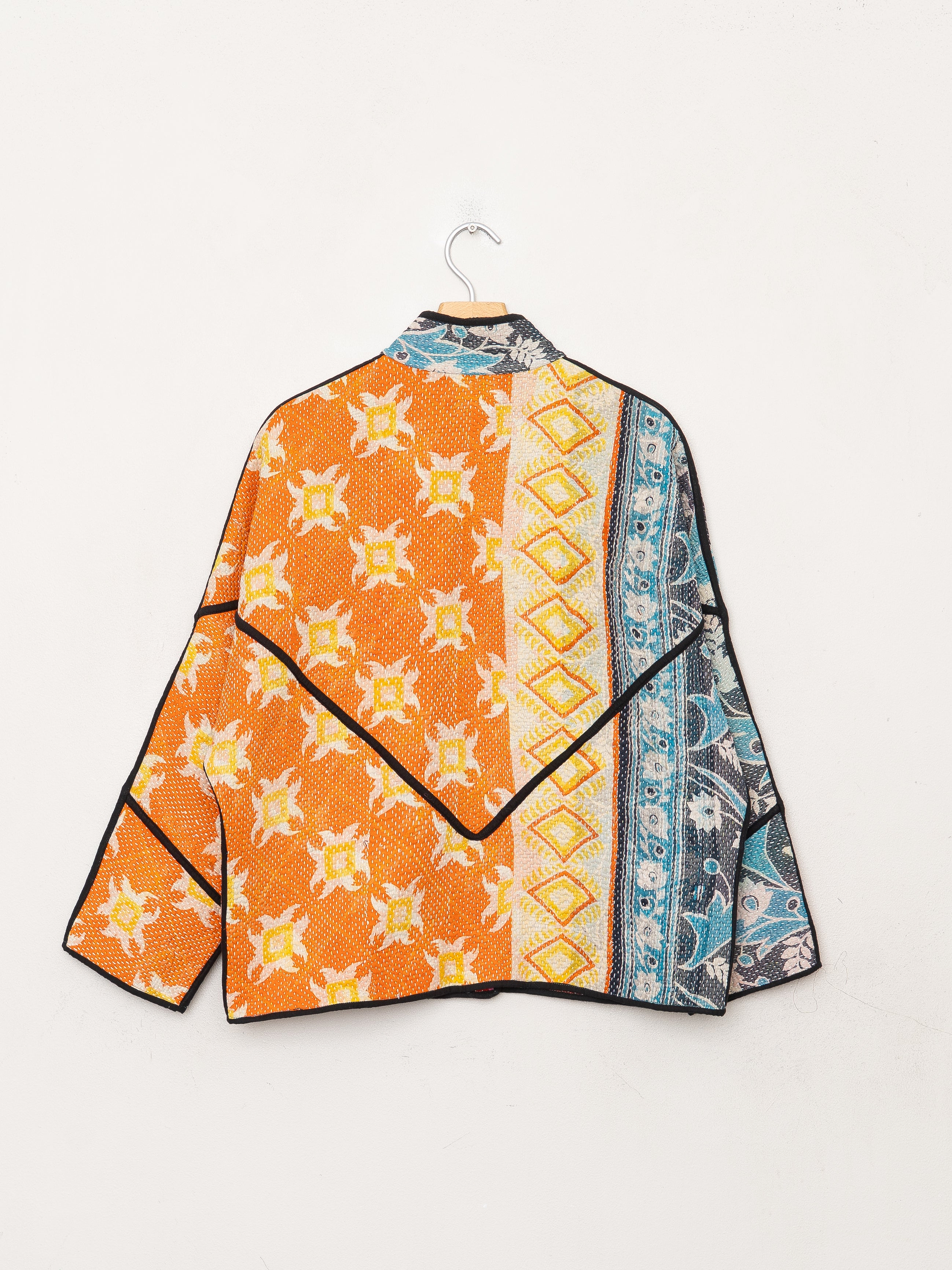 The Ladhiya Petite Quilted Patchwork Kantha Jacket