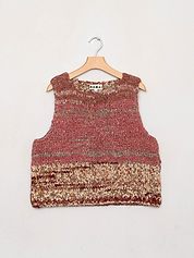 The Vishnu Knitted Vest - Medium - Recycled Silk