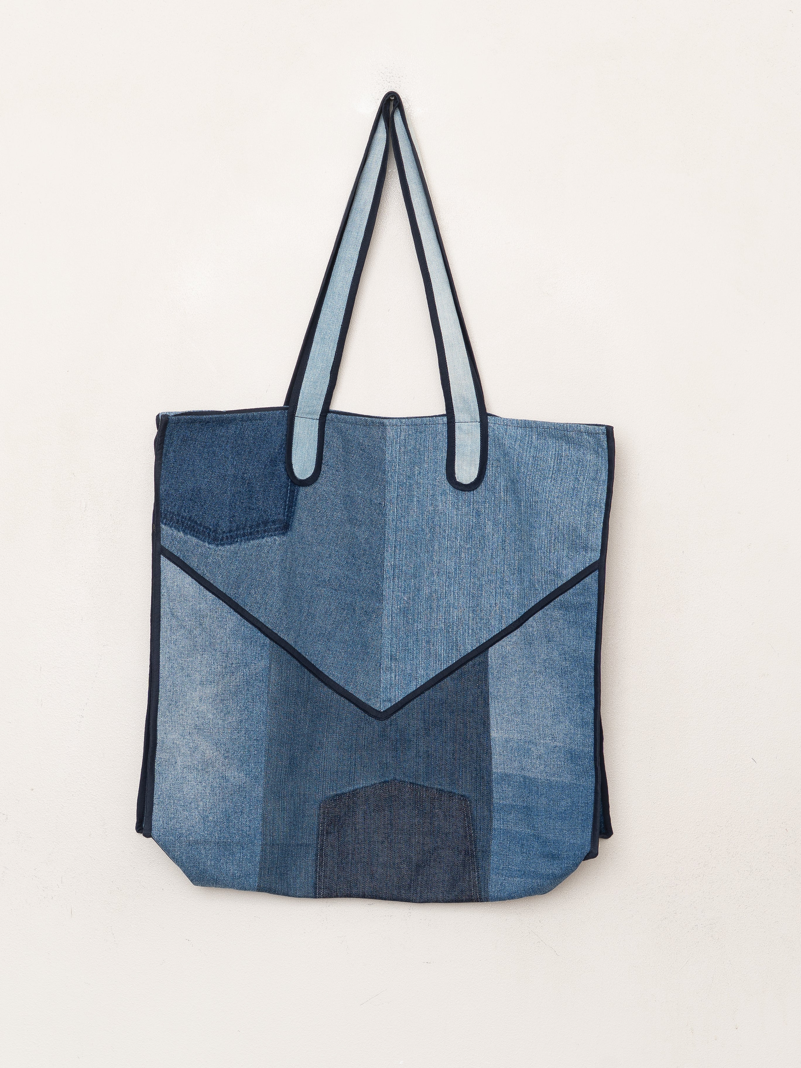 The Pasha Carryall Denim Tote Bag