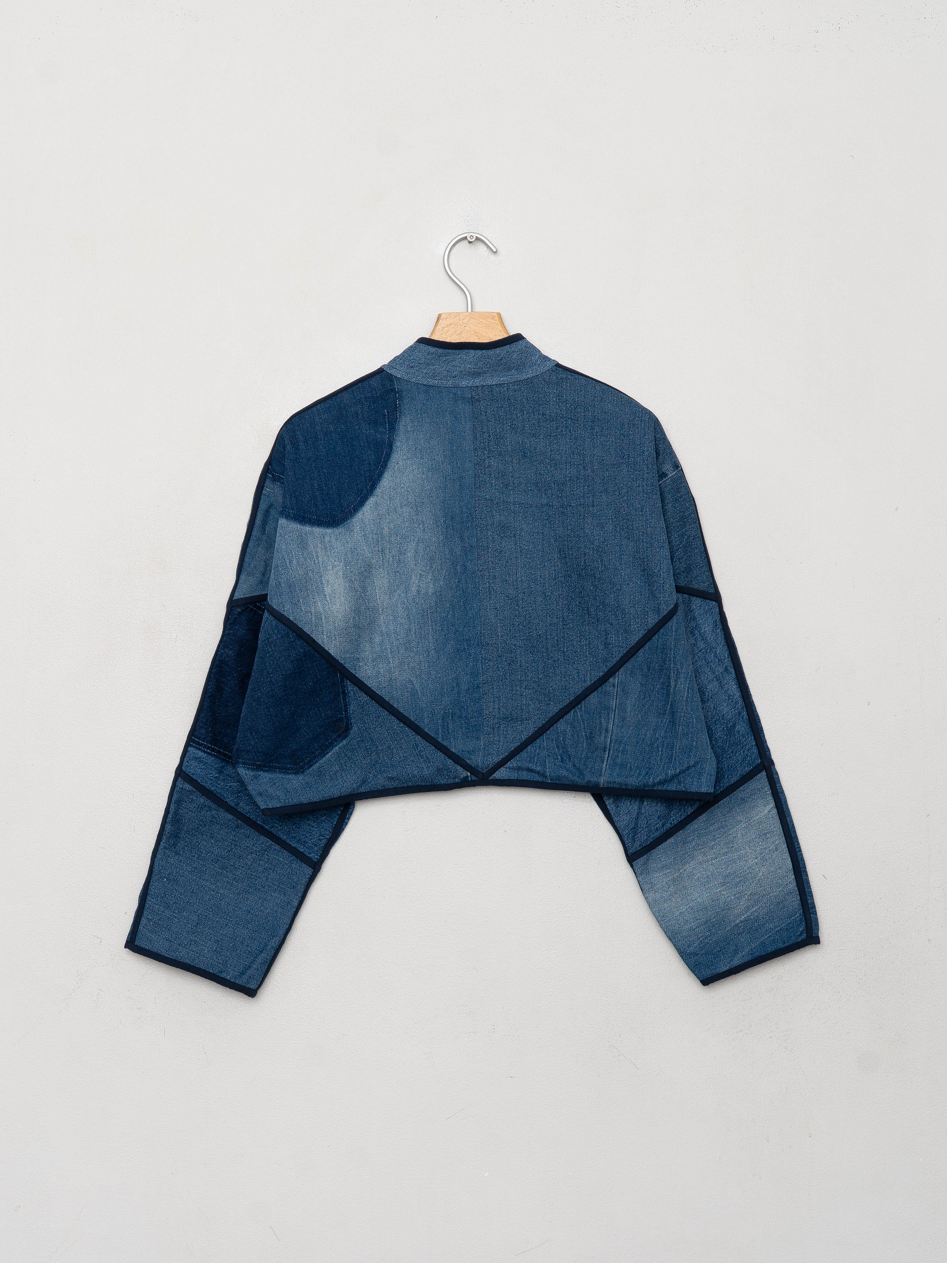 The Kaira Cropped Denim Jacket - Medium