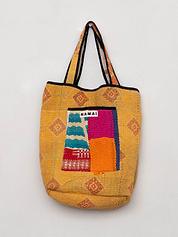The Xoti II Zero-Waste Quilted Kantha Bag