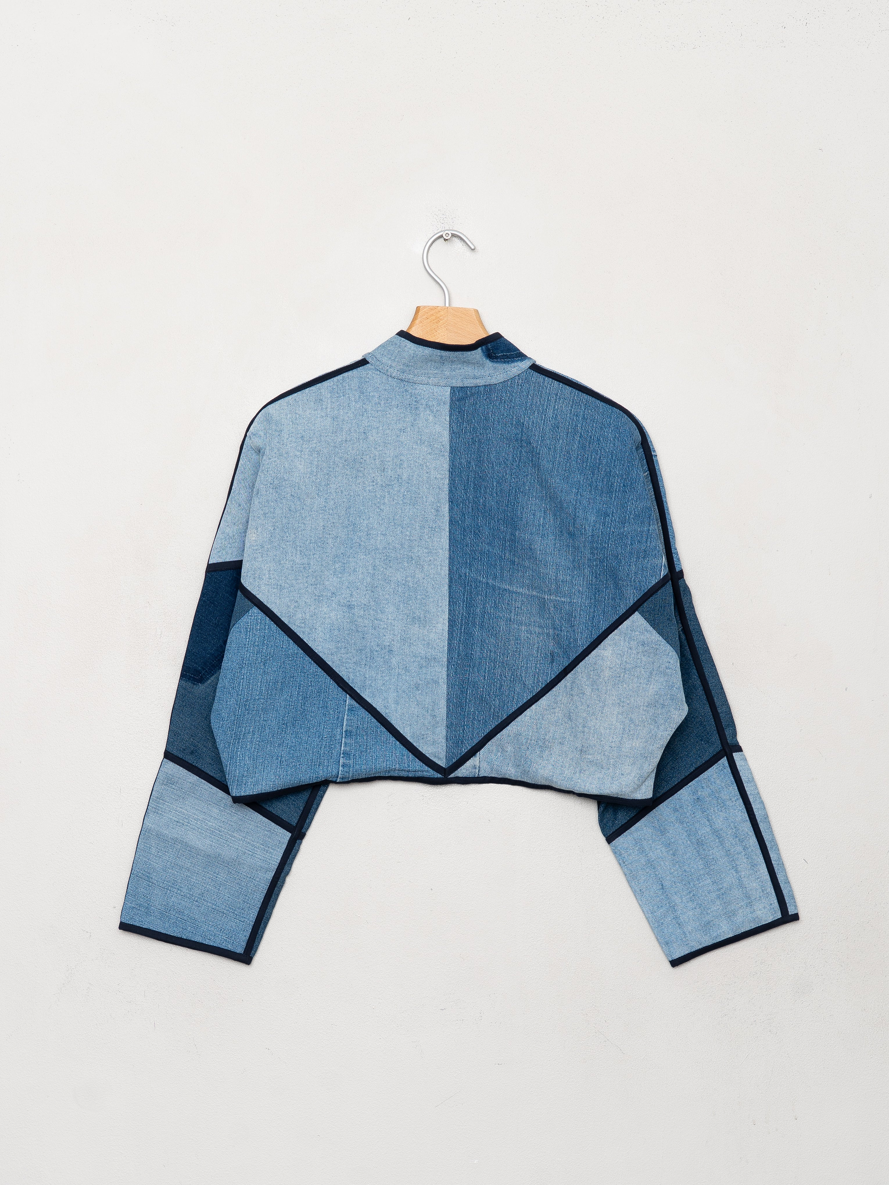 The Kaira Cropped Denim Jacket - Small