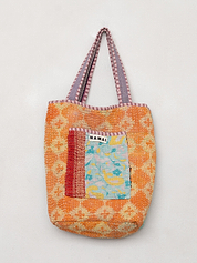 The Xoti II Zero-Waste Quilted Kantha Bag