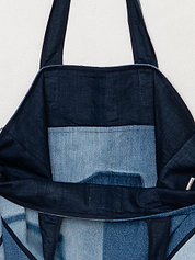 The Pasha Carryall Denim Tote Bag