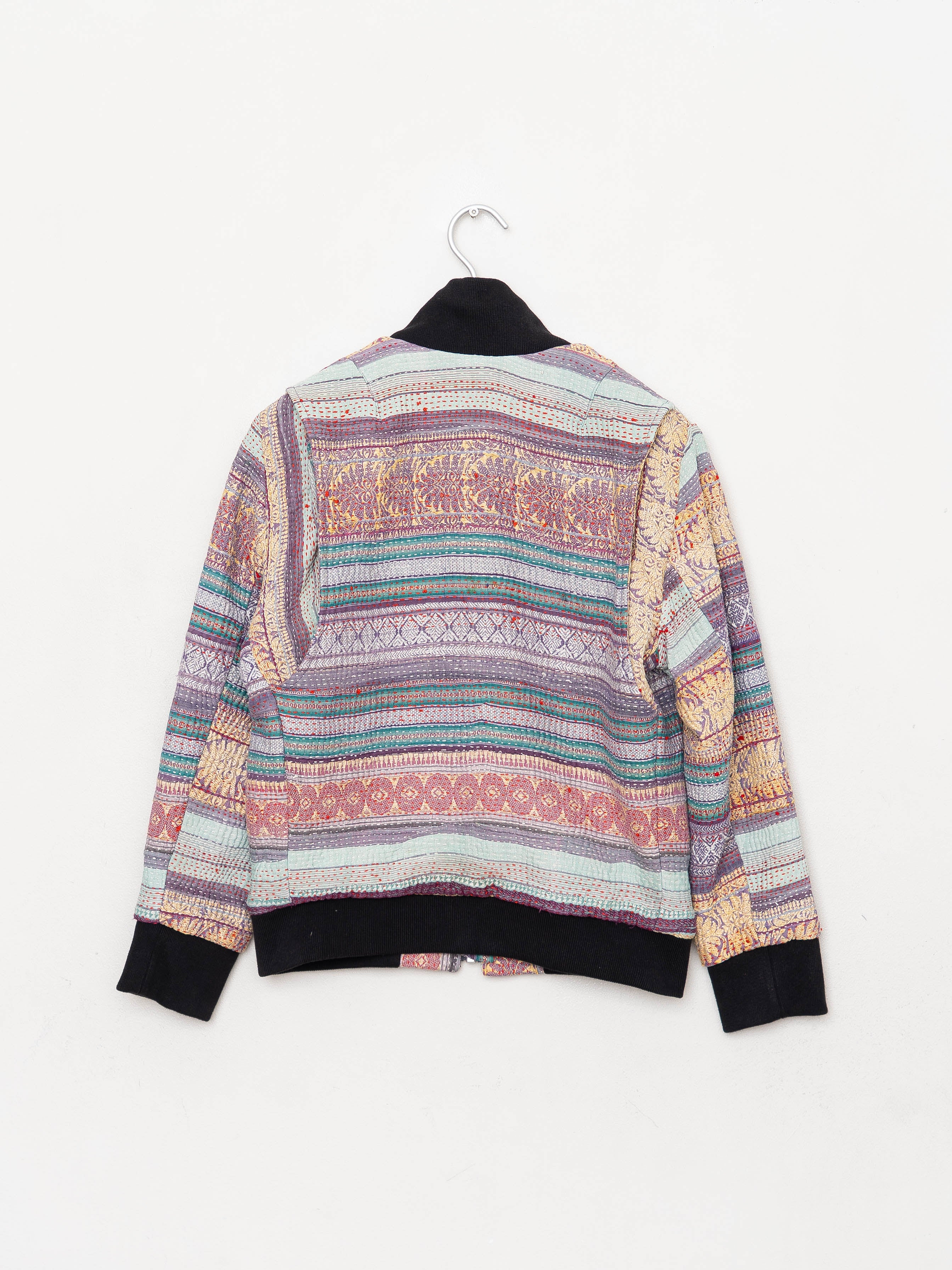 The Veda Quilted One-of-a-Kind Bomber Jacket - Small