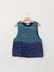 The Vishnu Knitted Vest - Small - Recycled Silk
