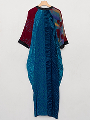 The Simmy Long Dress  - One Size - Upcycled Silk