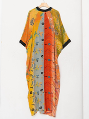 The Simmy Long Dress  - O/S - Recycled Silk