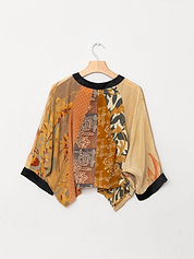 The Simmy Top  - One Size - Upcycled Silk