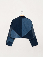 The Kaira Cropped Denim Jacket - Small