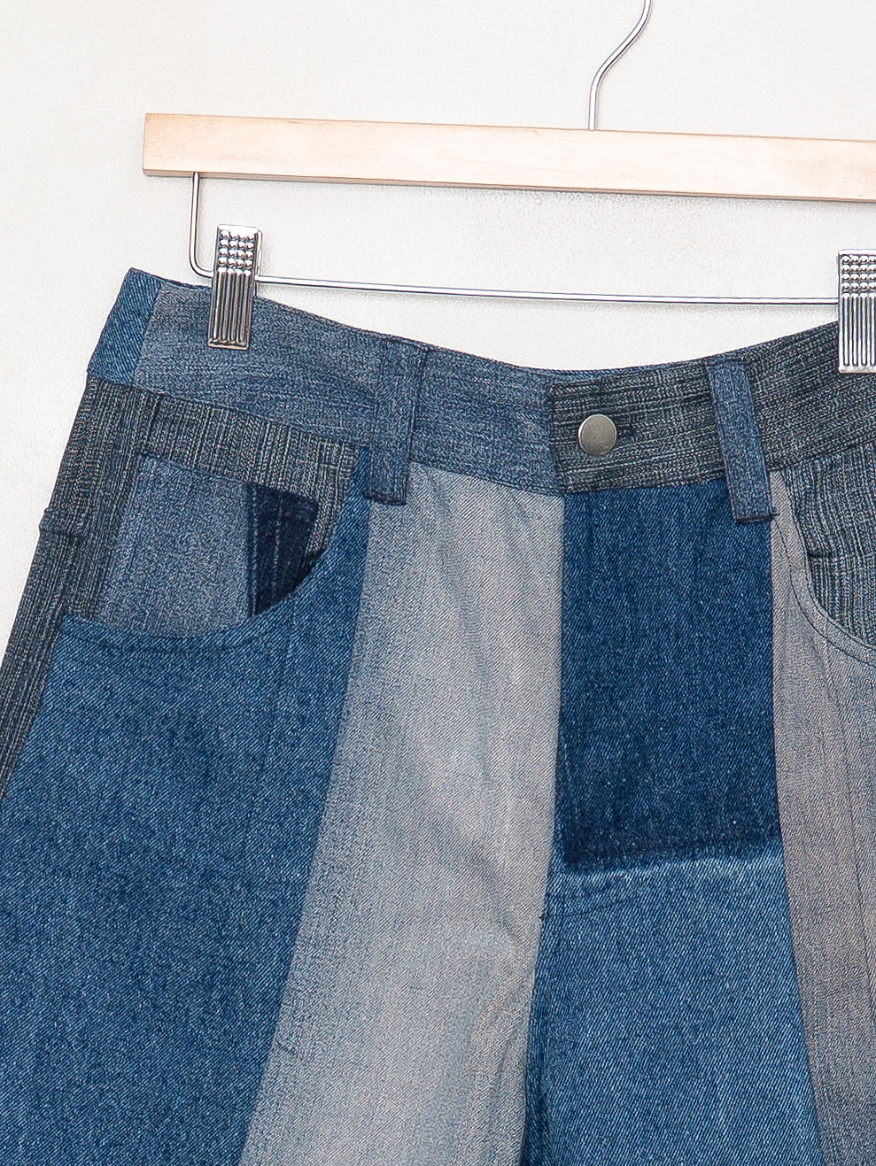 The Bindu Denim Bermuda Culotte Pant - Small