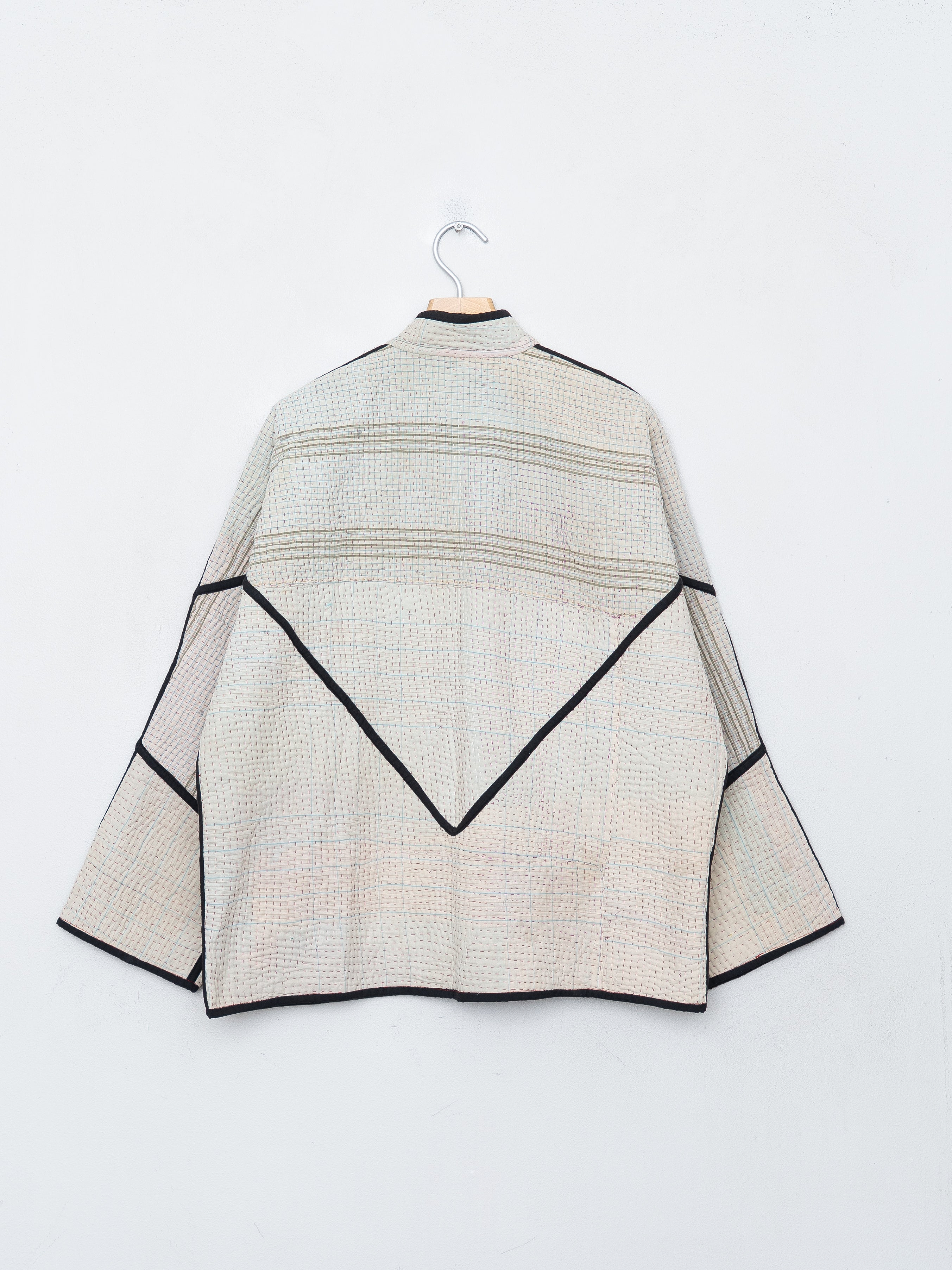 The Ladhiya Quilted Patchwork Kantha Jacket