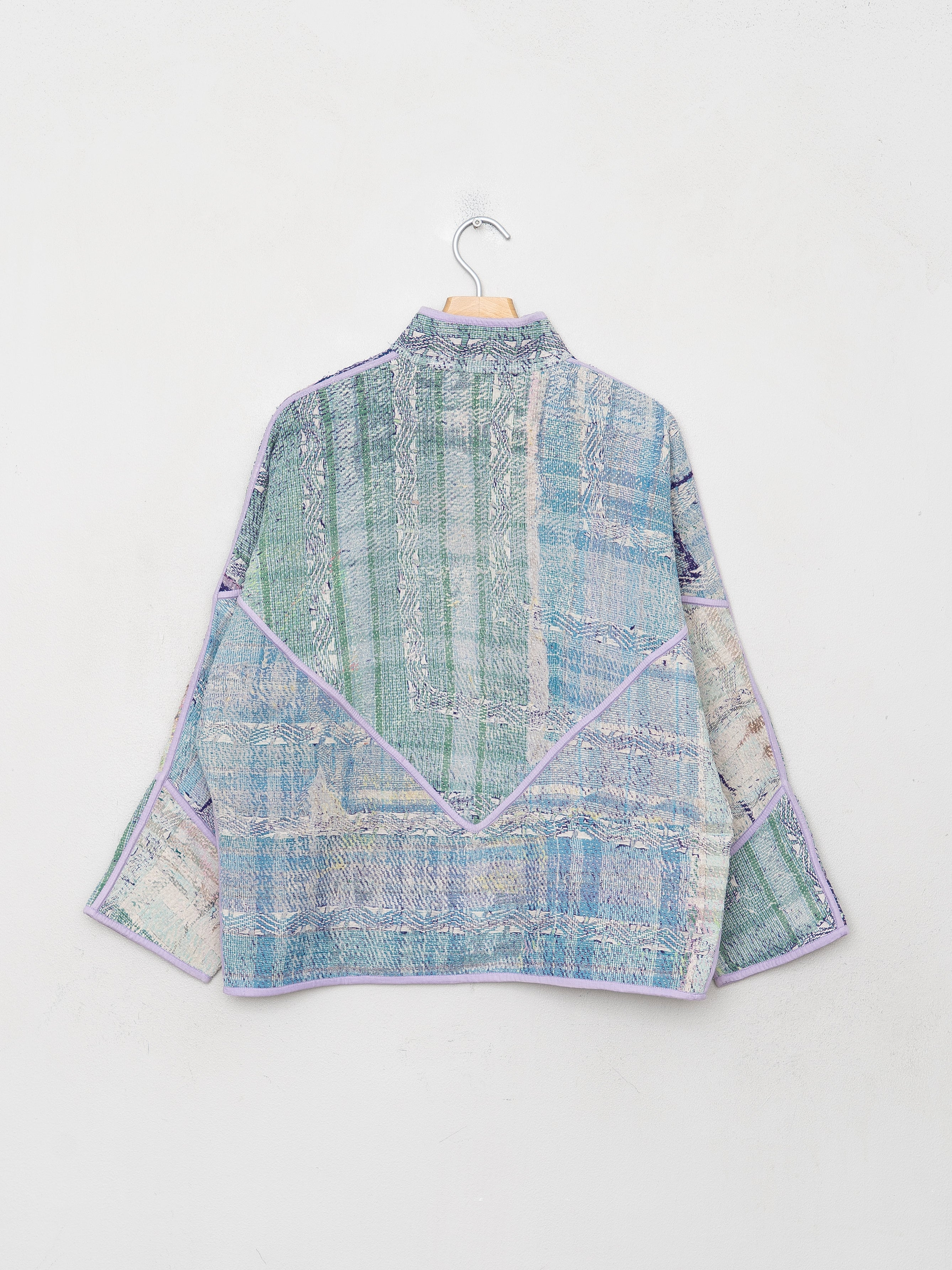The Ladhiya Petite Quilted Patchwork Kantha Jacket
