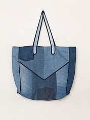 The Pasha Carryall Denim Tote Bag