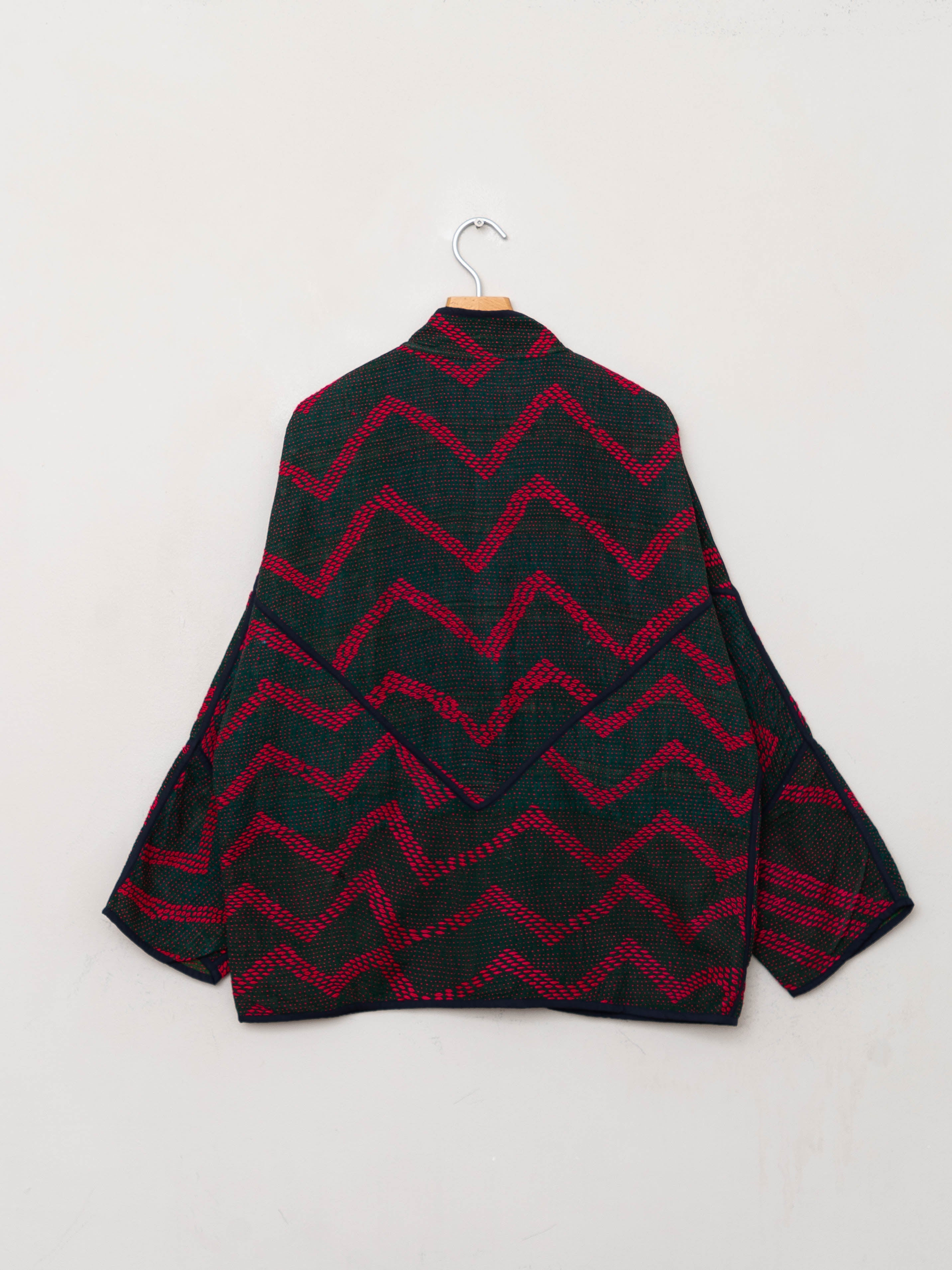 The Ladhiya Quilted Patchwork Kantha Jacket