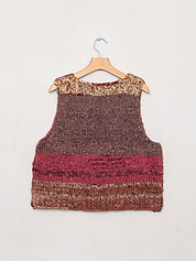 The Vishnu Knitted Vest - Medium - Recycled Silk