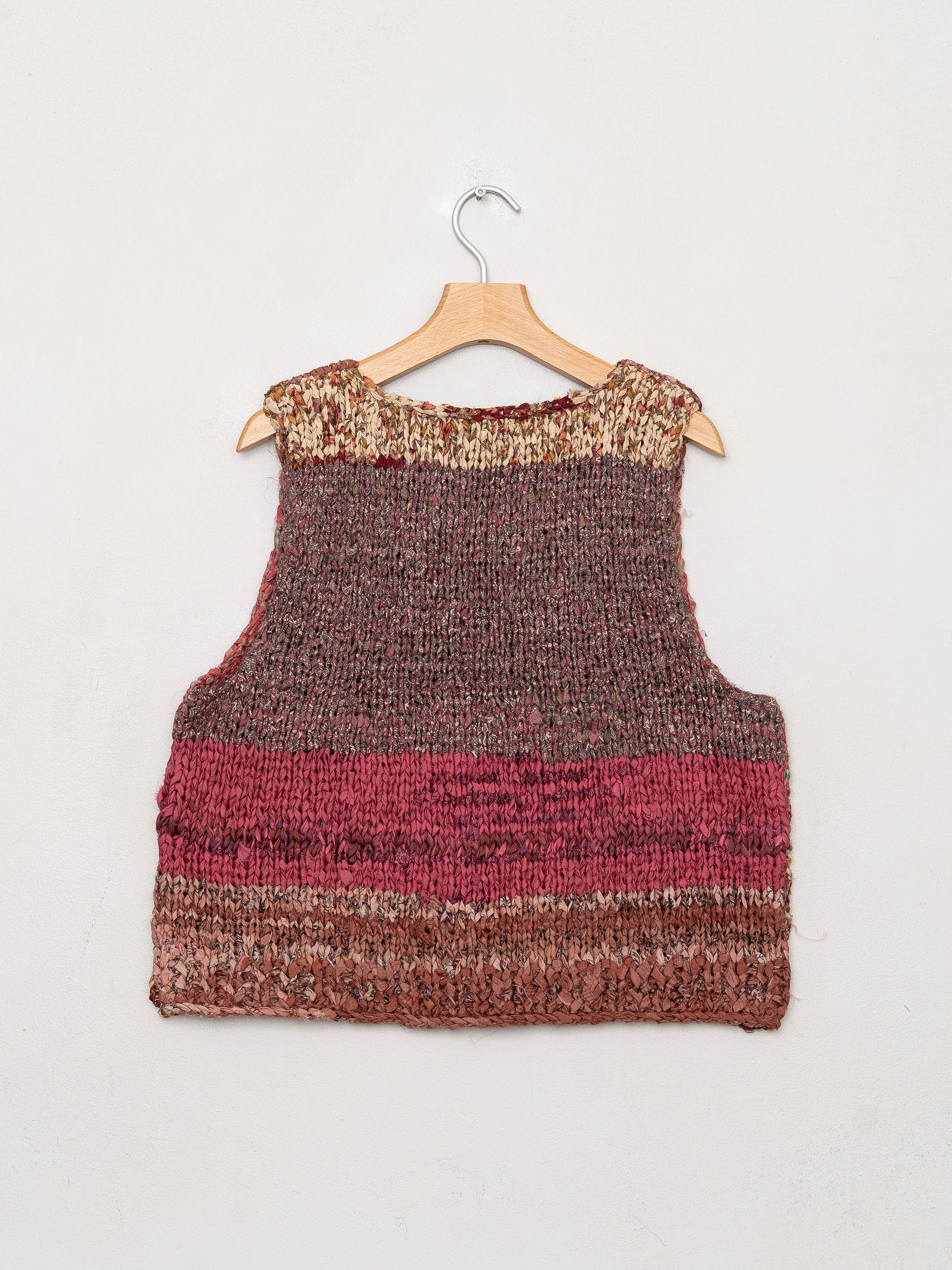 The Vishnu Knitted Vest - Medium - Recycled Silk