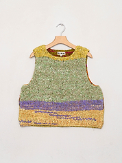 The Vishnu Knitted Vest - Medium - Recycled Silk