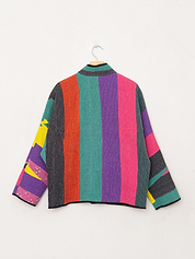 The Ladhiya Petite Quilted Patchwork Kantha Jacket