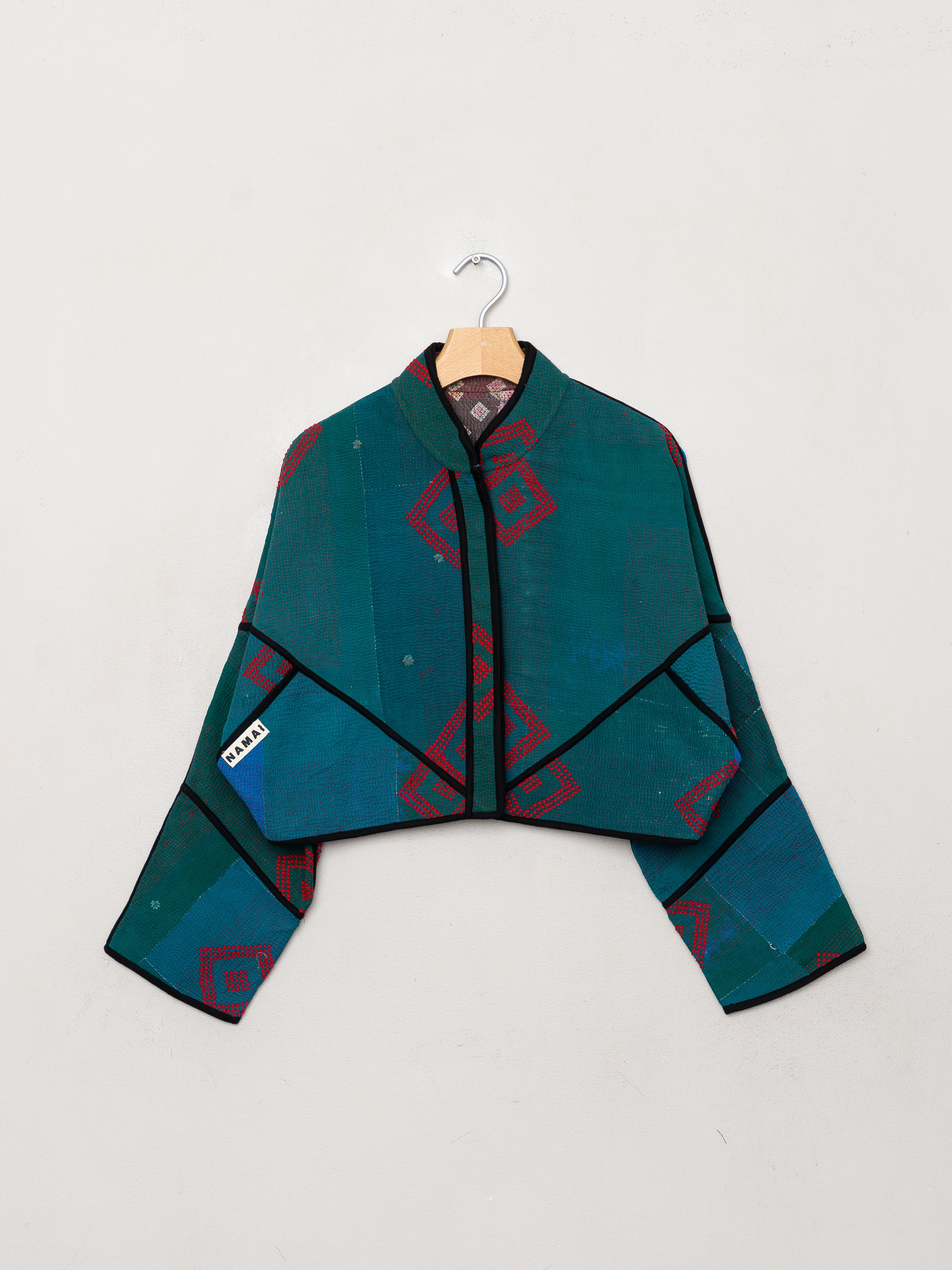 The Kaira Cropped Quilted Patchwork Kantha Jacket Wholesale
