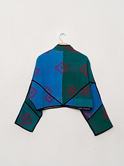 The Kaira Cropped Quilted Patchwork Kantha Jacket Wholesale
