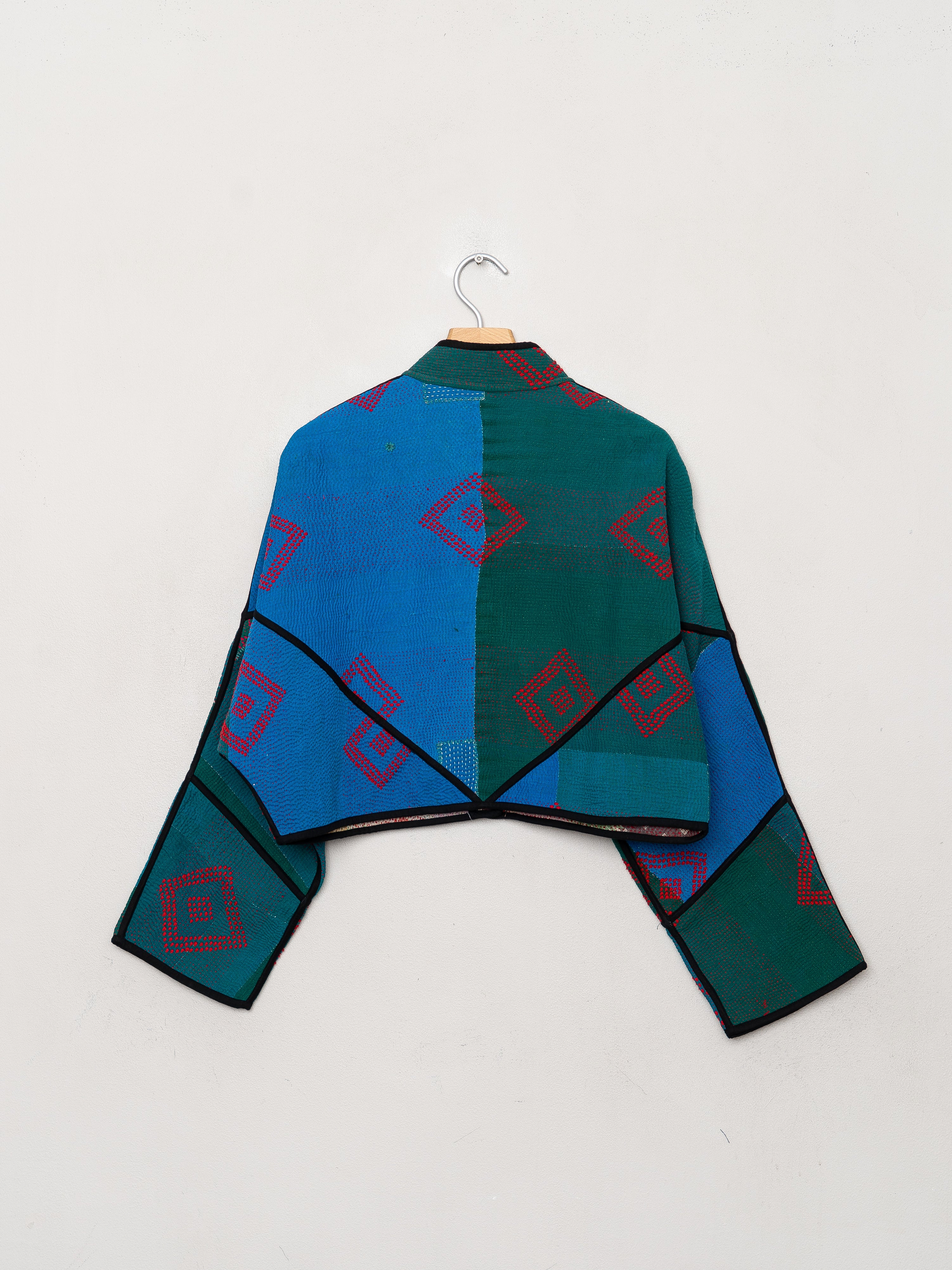 The Kaira Cropped Quilted Patchwork Kantha Jacket Wholesale