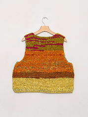 The Vishnu Knitted Vest - Medium - Recycled Silk
