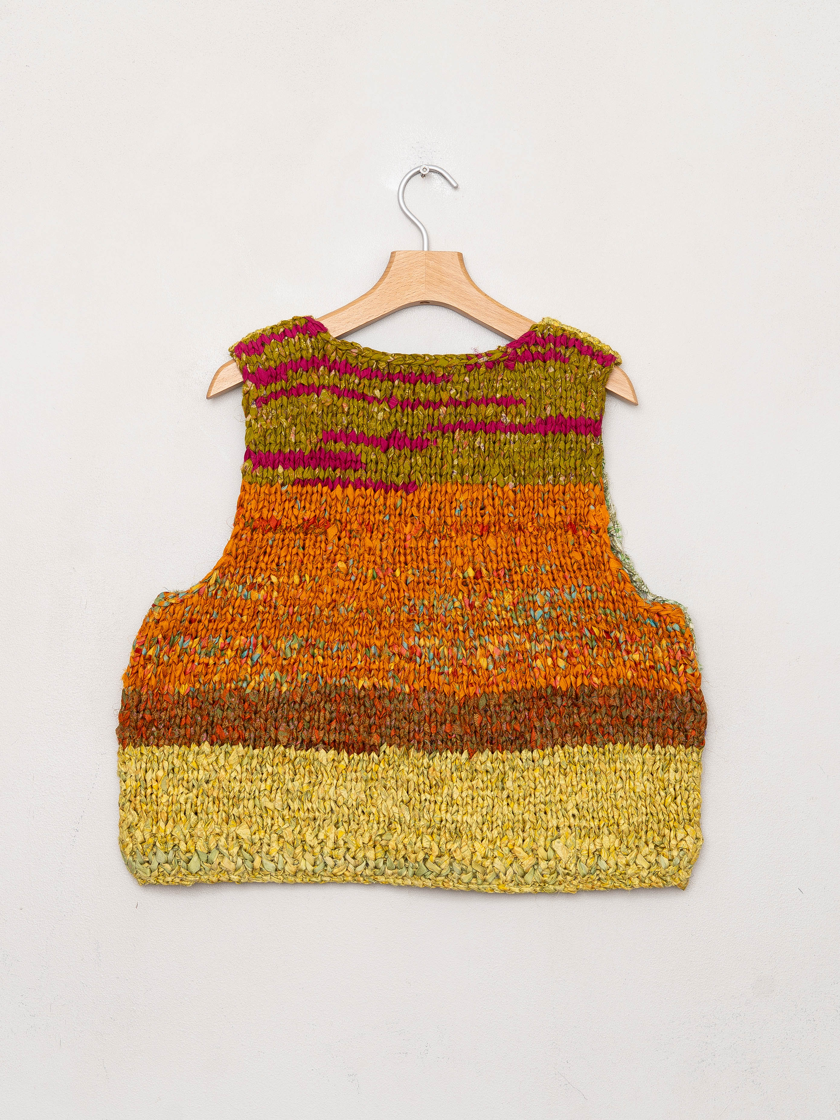 The Vishnu Knitted Vest - Medium - Recycled Silk