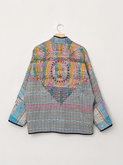 The Ladhiya Suzani Quilted Kantha Jacket
