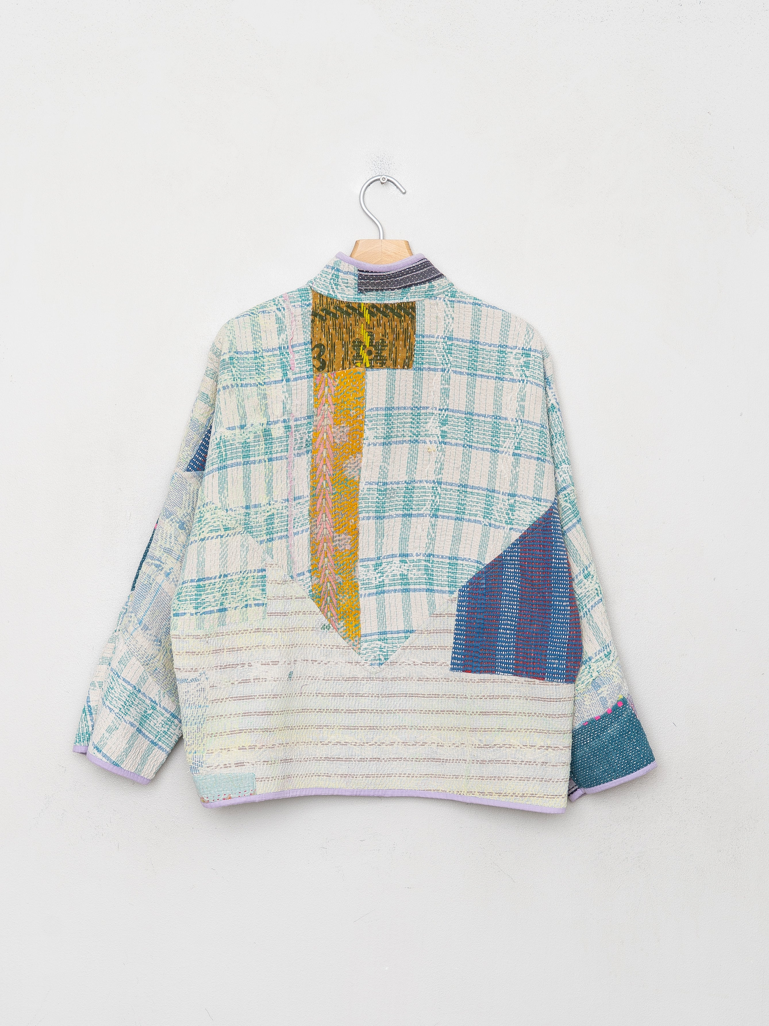 The Ladhiya Petite Quilted Patchwork Kantha Jacket