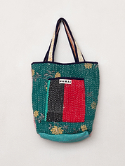 The Xoti II Zero-Waste Quilted Kantha Bag