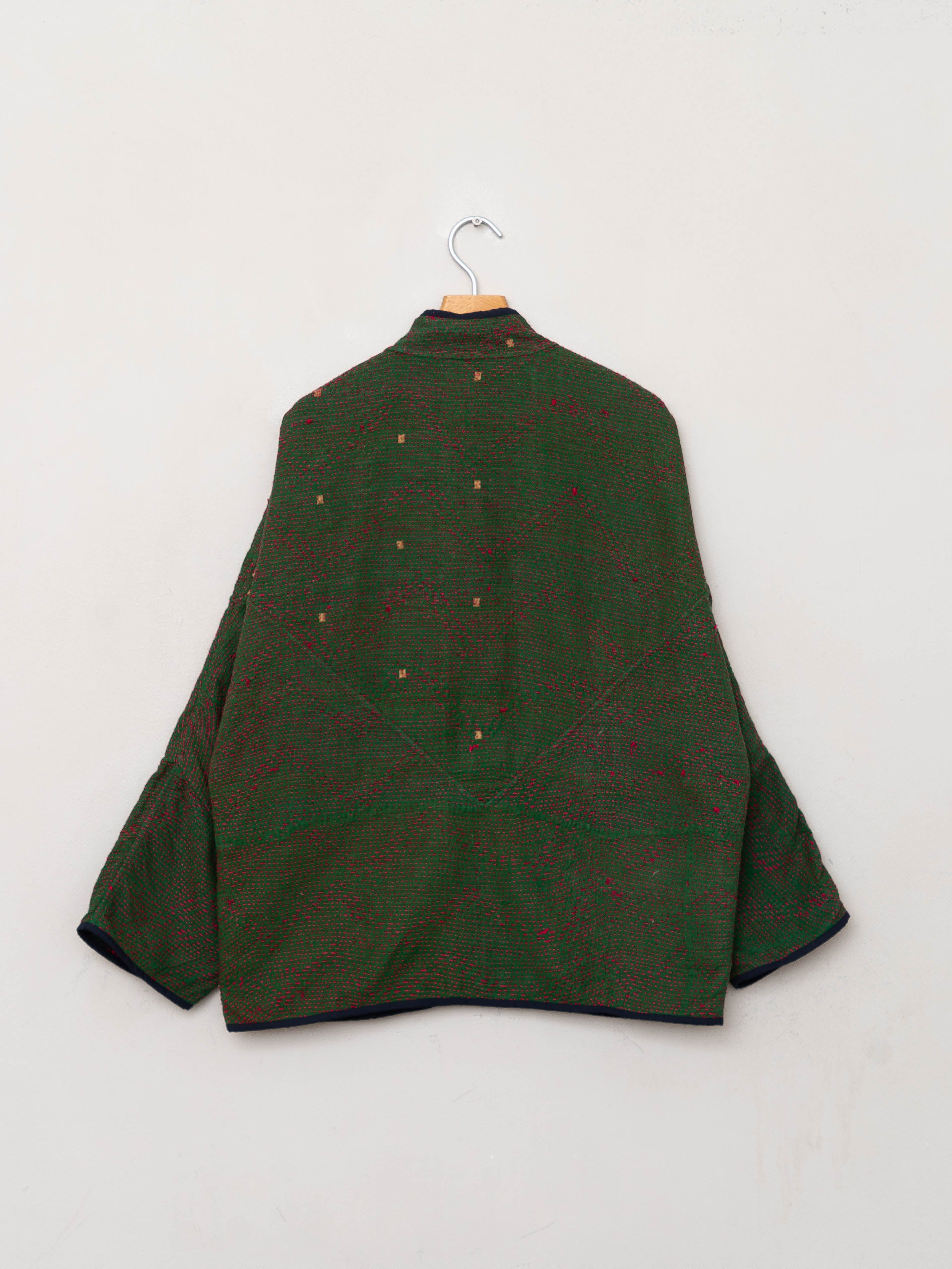 The Ladhiya Quilted Patchwork Kantha Jacket