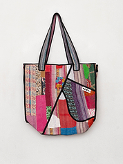 The Raksa Quilted Kantha Bag