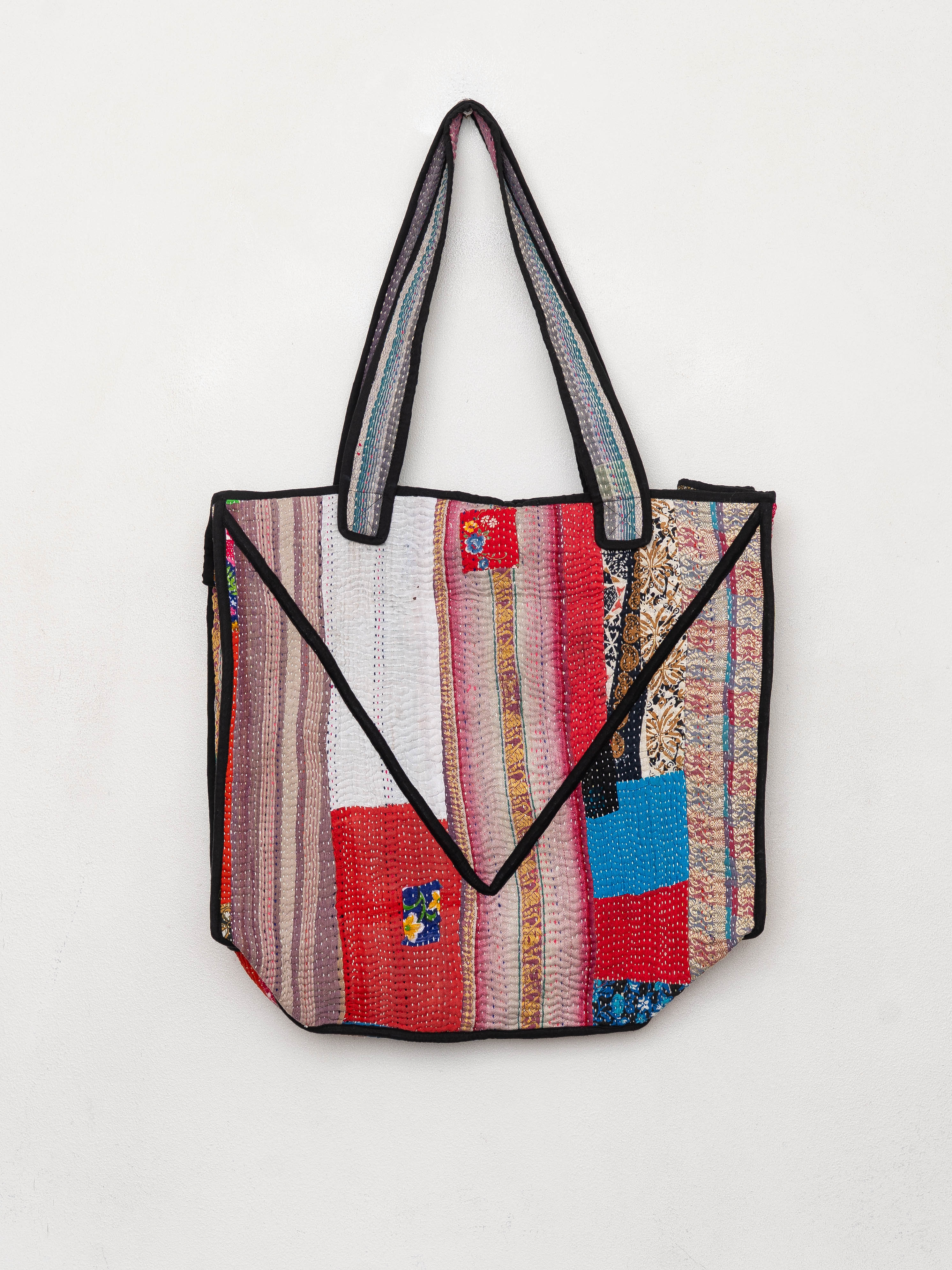 The Raksa Quilted Kantha Bag