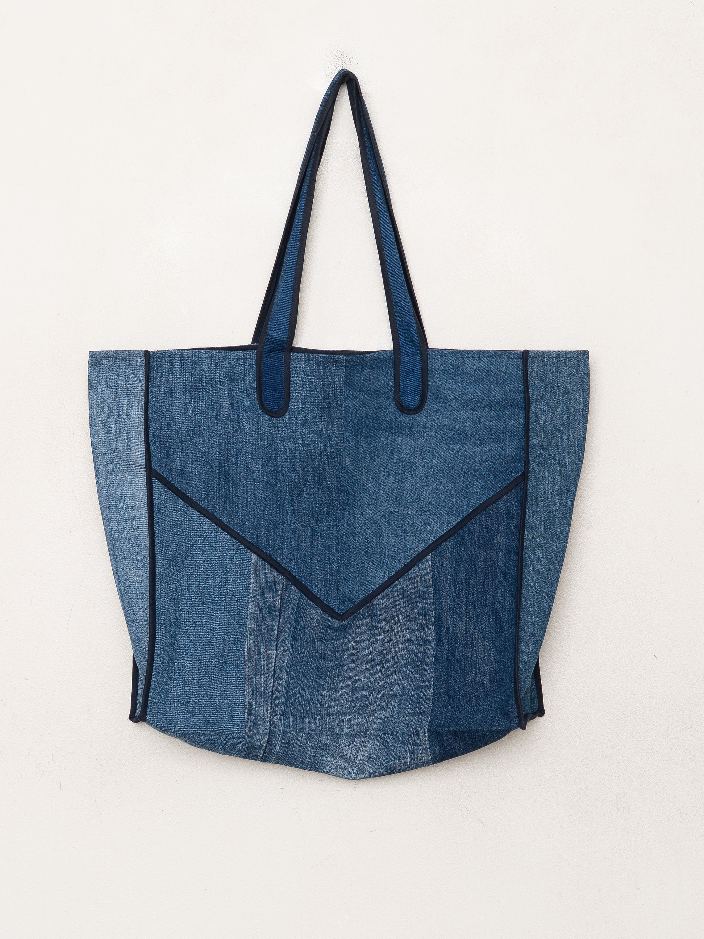 The Pasha Carryall Denim Tote Bag