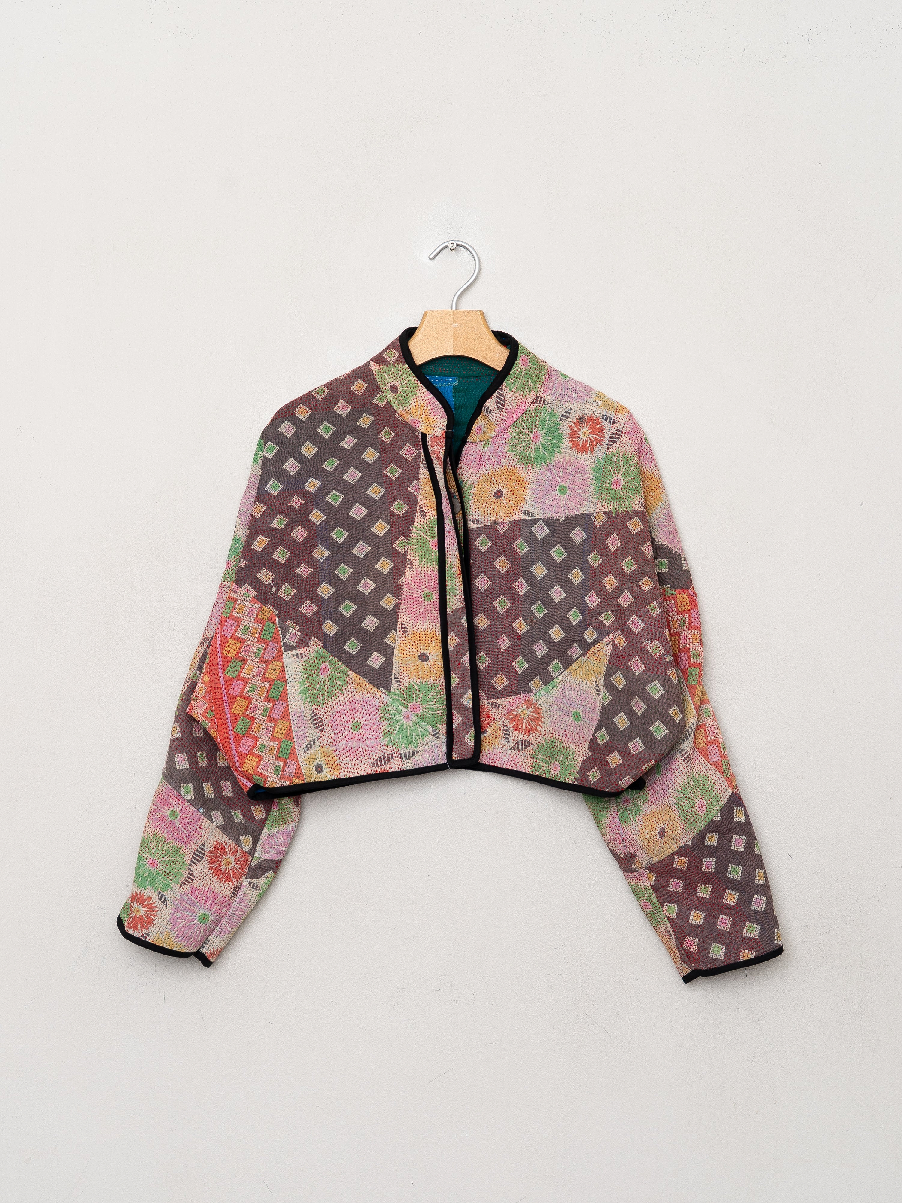 The Kaira Cropped Quilted Patchwork Kantha Jacket Wholesale