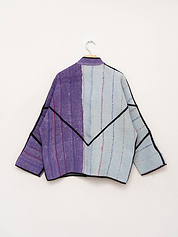 The Ladhiya Quilted Patchwork Kantha Jacket