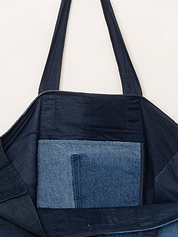 The Pasha Carryall Denim Tote Bag