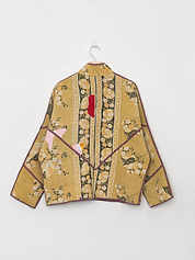 The Ladhiya Petite Quilted Patchwork Kantha Jacket