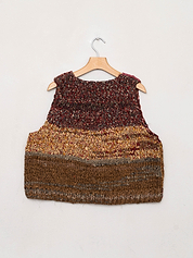 The Vishnu Knitted Vest - Medium - Recycled Silk