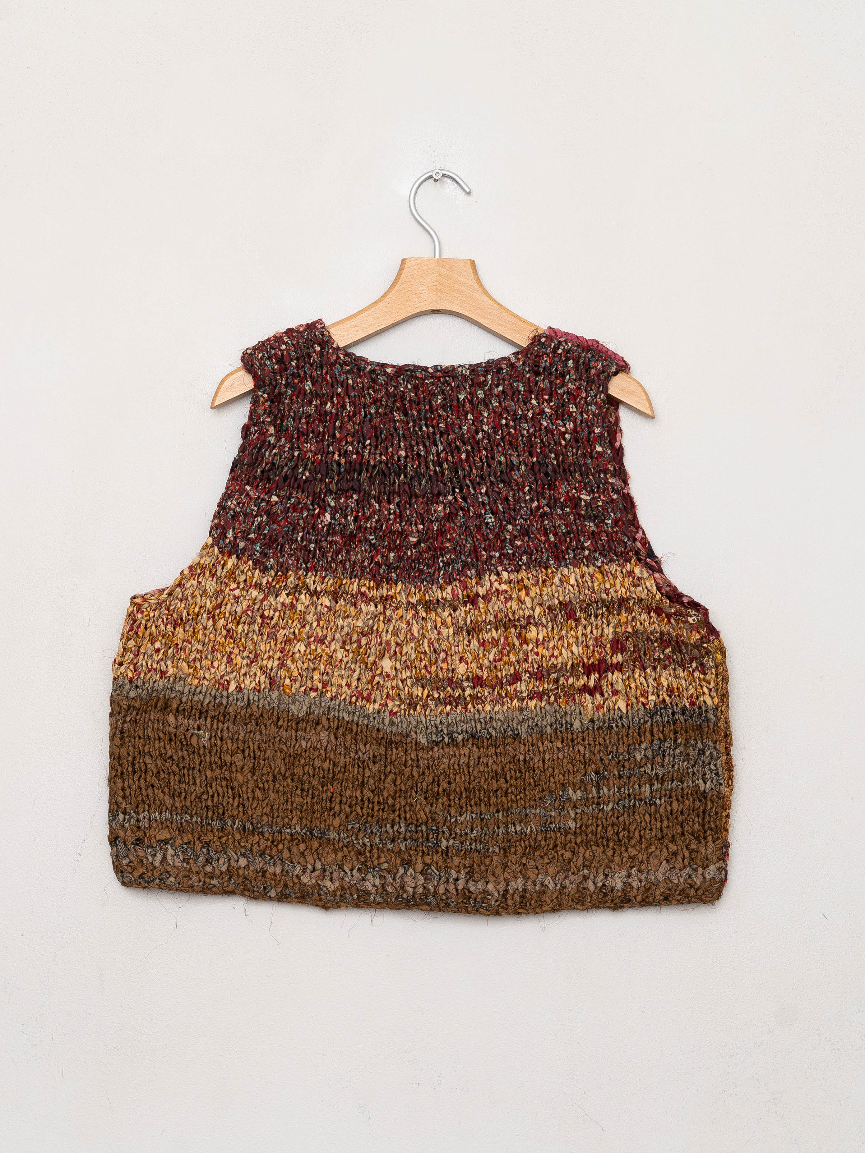 The Vishnu Knitted Vest - Medium - Recycled Silk