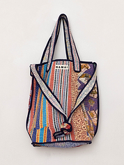 The Xoti II Zero-Waste Quilted Kantha Bag