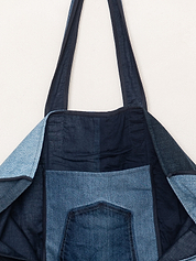 The Pasha Carryall Denim Tote Bag
