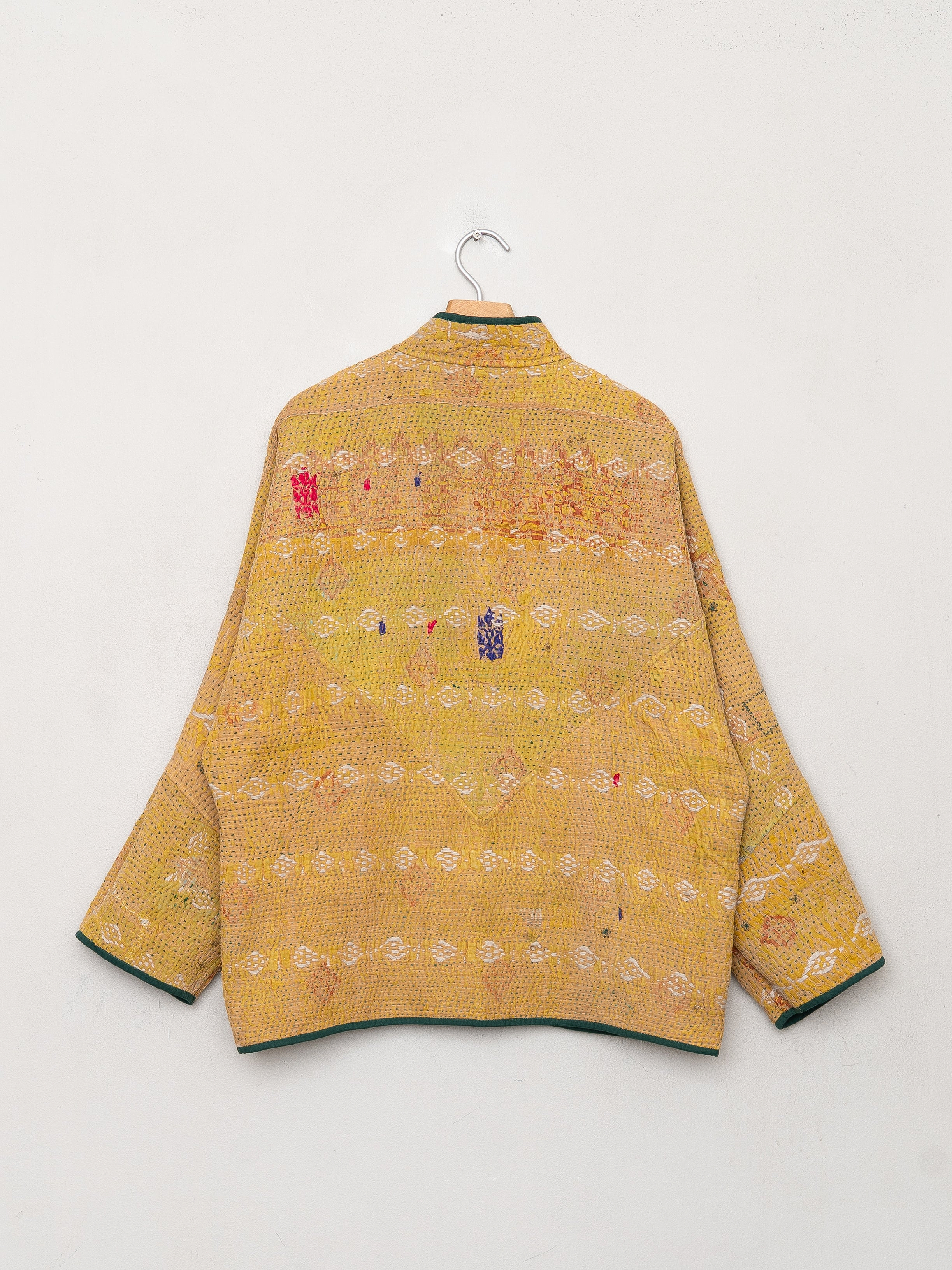 The Ladhiya Quilted Patchwork Kantha Jacket