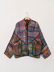 The Ladhiya Suzani Quilted Kantha Jacket