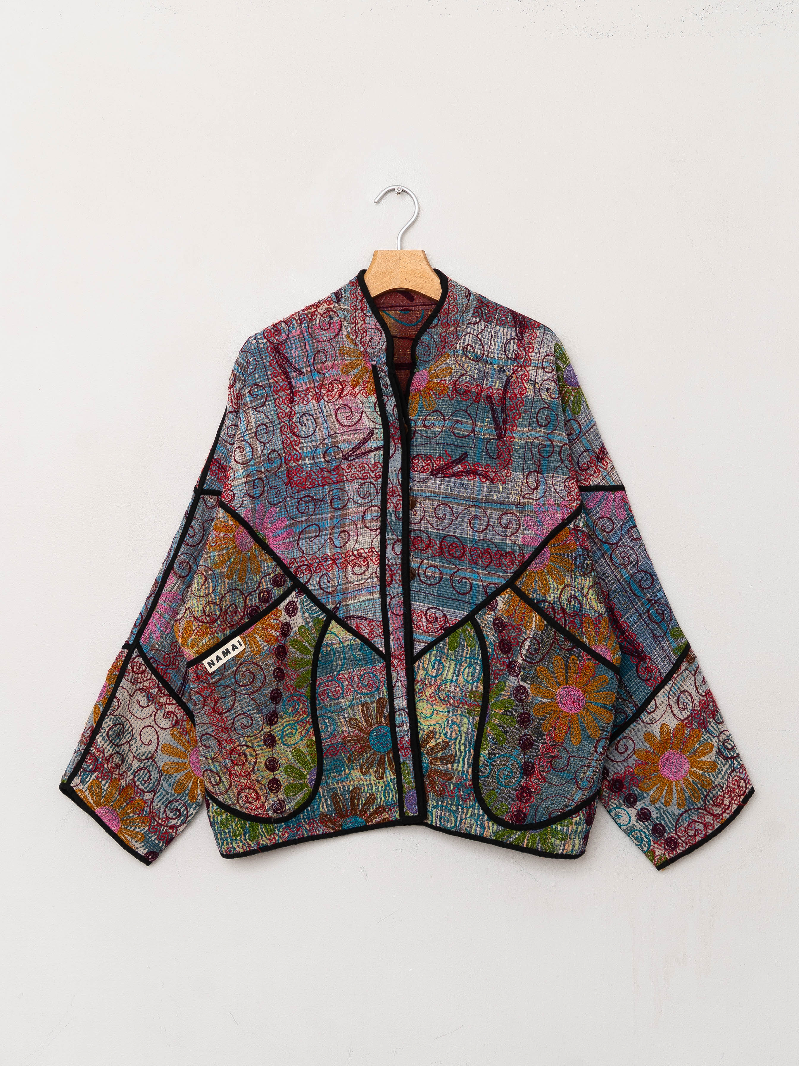 The Ladhiya Suzani Quilted Kantha Jacket