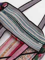 The Raksa Quilted Kantha Bag