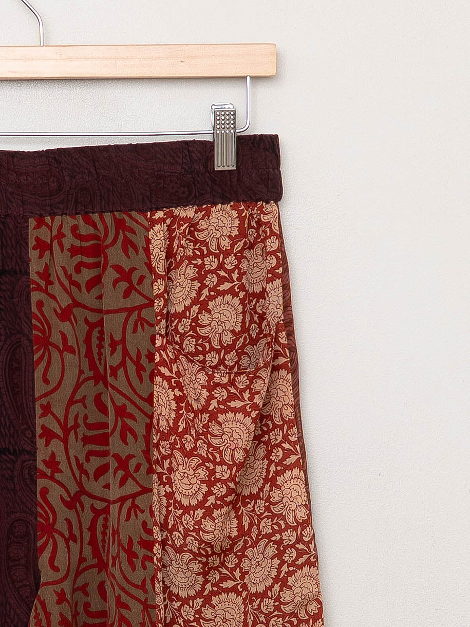 The Nayan Pant - Medium - Upcycled Silk