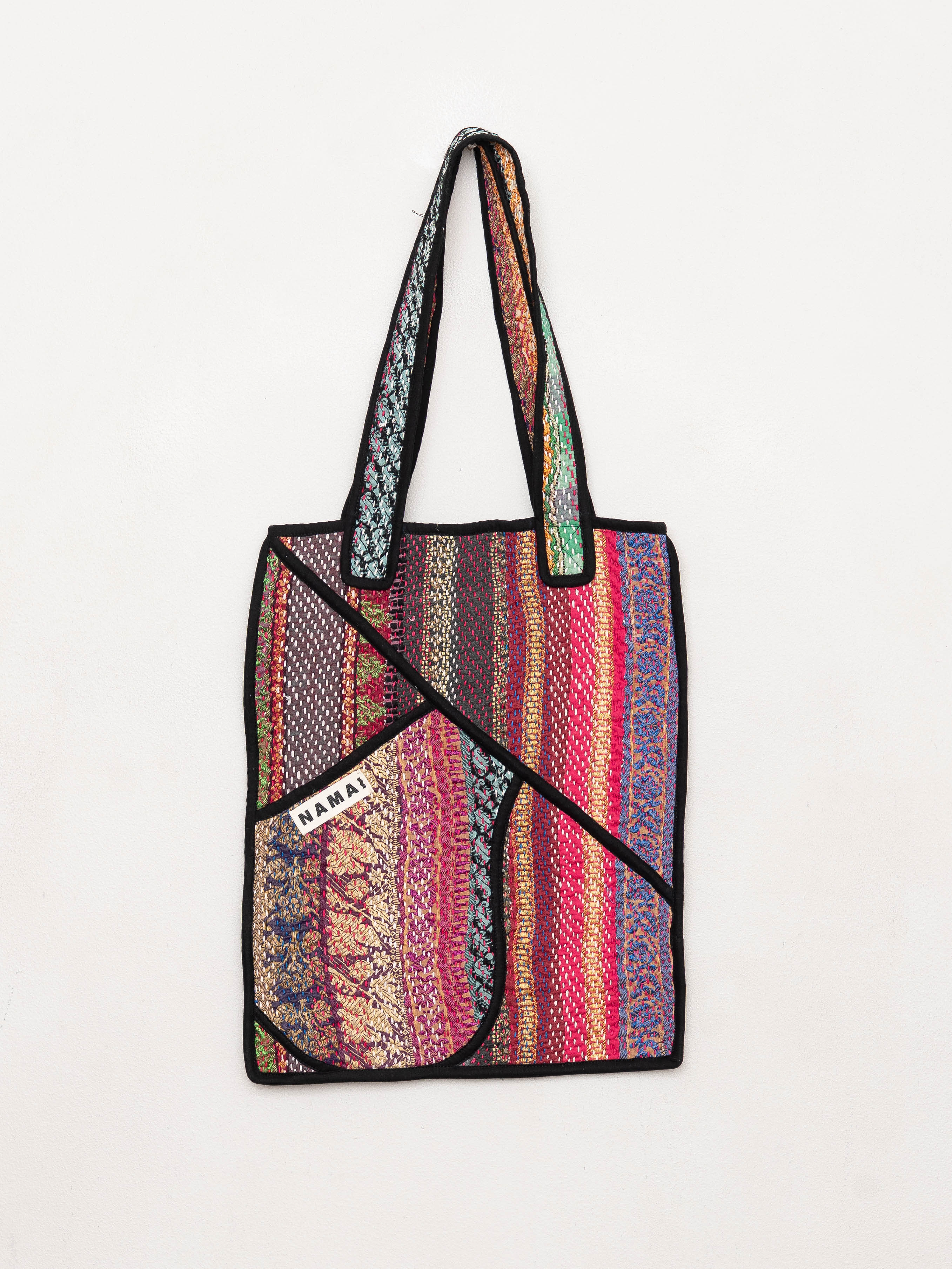 The Tarun Quilted Kantha Bag