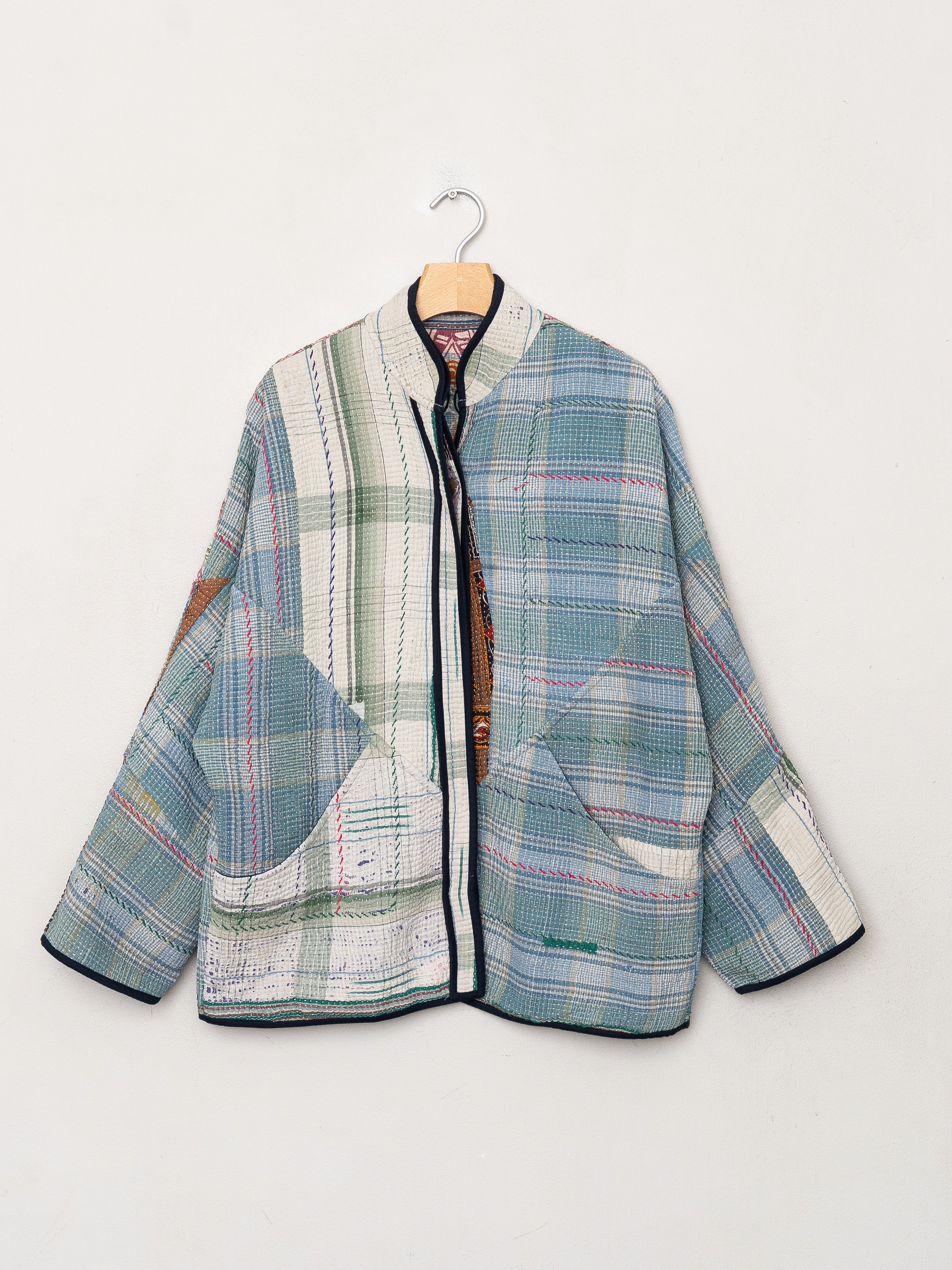 The Ladhiya Suzani Quilted Kantha Jacket